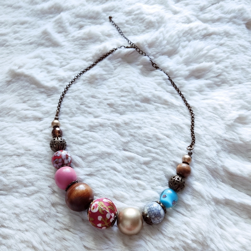 2/$10 3/$12 Multicolor Beaded Necklace